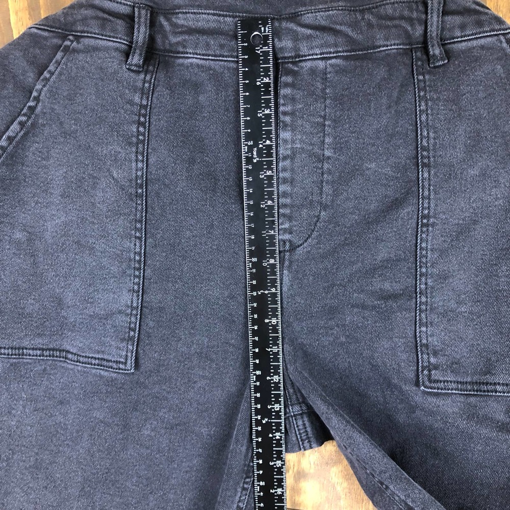 Ava & Viv Black Overalls Adjustable Straps Side Zip Stretch Size 18W NEW - Picture 4 of 15